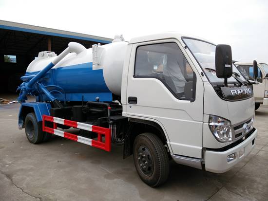 福田小卡2方藍牌吸污車 廠家直銷，高效清洗吸污解決方案