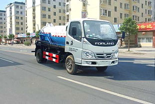 楚飛2立方福田吸污車與電源車 高效環保的市政環衛新力量